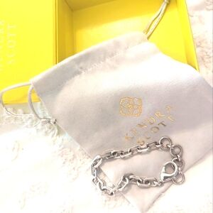 Kendra Scott Korrine Silver Chain Braclet